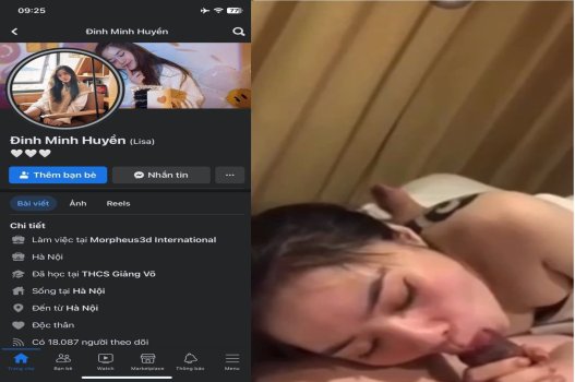 Minh Huyền vóc dáng sexy thích thổi kèn khi làm tình