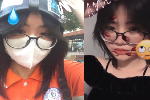 Em bé kính cận với tâm hồn dâm đãng